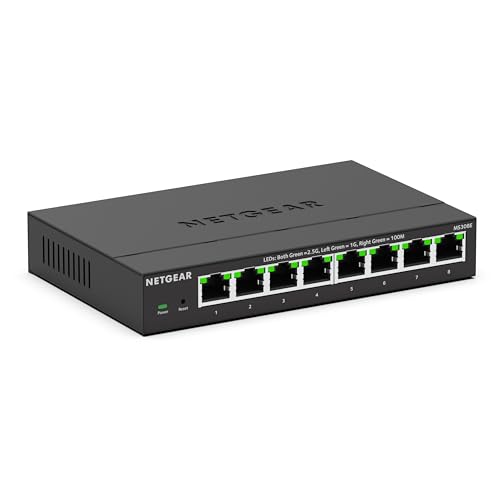 Netgear MS308E, 8 Ports mit 2,5 Gbit, verwaltet